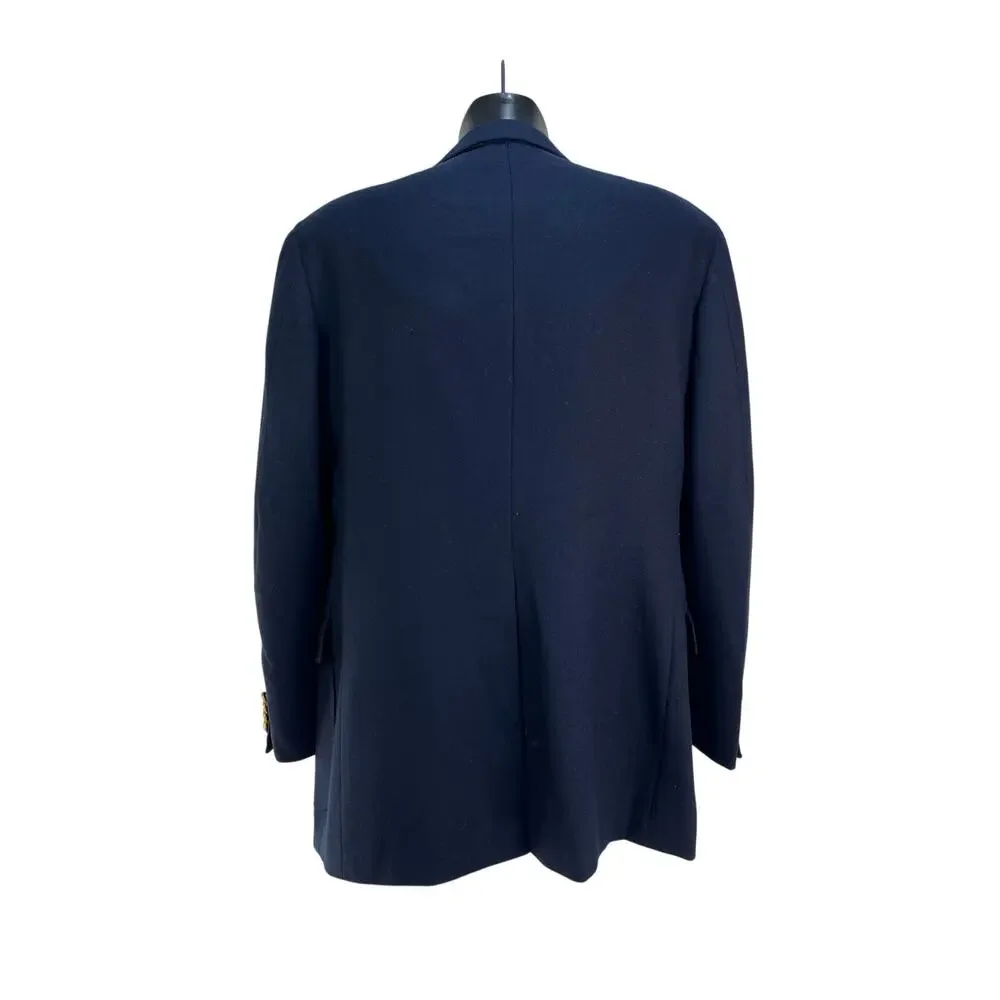 Vintage Chaps Ralph Lauren Wool Navy Blazer